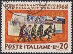 Stamps Italy -  CINCUENTENARIO DE LA VICTORIA. STELVIO TOFANE Y MONTE NERO