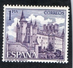 Stamps Spain -  1546- SERIE TURISTICA. PAISAJES Y MONUMENTOS.ALCAZAR DE SEGOVIA.