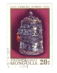 Stamps Asia - Mongolia -  Arte en bronce