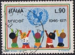 Stamps : Europe : Italy :  25 ANIVERSARIO DE UNICEF