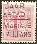 Stamps Belgium -  Número de león heráldico.