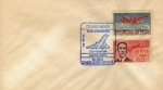 Stamps : America : Mexico :  Sobre cancelación especial-Concorde México-Paris 30 años.