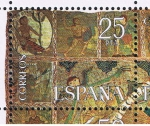 Stamps Spain -  Edifil  2585  Tapiz de la creación. Gerona   