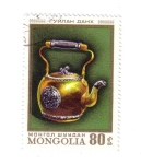 Sellos de Asia - Mongolia -  Arte en bronce