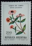 Stamps : America : Argentina :  Chinita del campo / Zinnia peruviana