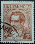 Stamps : America : Argentina :  Mariano Moreno (1778 - 1811)
