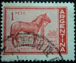 Stamps : America : Argentina :  Caballo criollo