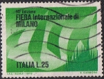 Stamps : Europe : Italy :  50º FERIA INTERNACIONAL DE MUESTRAS DE MILAN