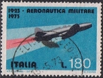 Stamps Italy -  FUERZAS AEREAS. AVIÓN A REACCIÓN CAMPINI-CAPRONI