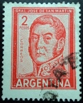 Stamps : America : Argentina :  General José de San Martín (1778 - 1850)