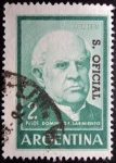 Stamps : America : Argentina :  Domingo Faustino Sarmiento (1811 - 1888)