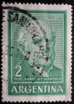 Stamps Argentina -  Domingo Faustino Sarmiento (1811 - 1888)