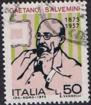 Stamps Italy -  CENT. DEL NACIMIENTO DEL HISTORIADOR GAETANO SALVEMINI