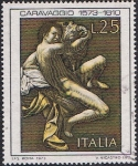 Stamps Italy -  MICHELANGELO AMERIGHI, LLAMADO EL CARAVAGGIO