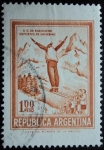 Sellos del Mundo : America : Argentina : San Carlos de Bariloche / Deportes de Invierno