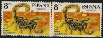Stamps Spain -  Fauna hispánica - escorpión