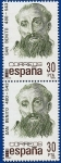 Stamps Spain -  Centenarios - San Benito  