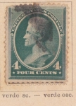 Stamps America - United States -  Presidente Lincoln Ed 1883