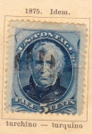 Stamps America - United States -  Presidente Zachary Taylo Ed 1875