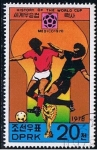 Stamps North Korea -  Scott  1706  Historia de la copa del mudo (Mexico 1970)