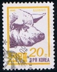 Stamps North Korea -  Scott  2941 Cerdo