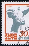 Sellos de Asia - Corea del norte -  Scott  2942  Cabra