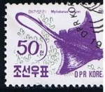 Stamps North Korea -  Scott  2955  Ray (Myliobatus tobeijel)