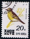 Stamps North Korea -  Scott  2958  Arrendajo