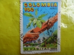 Stamps Colombia -  XII HABITAT 1989