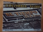 Stamps Colombia -  EL TIEMPO 100 AÑOS (Centenario Diario el Tiempo de Bogotá Col.)