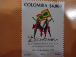 Sellos de America - Colombia -  Bicentenario de la Independencia Absoluta de Cartagena de India-1811al 2011