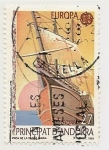 Stamps : Europe : Andorra :  Barcos ( 500° Aniversario del Descubrimiento de América )