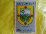 Stamps Colombia -  Escudo de Popayán.