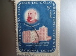 Stamps Colombia -  VI Congreso Nacional de Ingenieros (Ing.Abelardo Ramos)