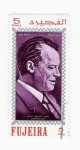Stamps United Arab Emirates -  Willy  Brandt (repetido)
