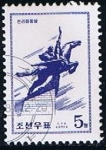 Sellos de Asia - Corea del norte -  Scott   2834  Estatua  Chollina