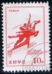 Sellos de Asia - Corea del norte -  Scott    3822 Estatua Chollima
