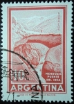 Stamps Argentina -  Puente del Inca / Mendoza