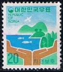 Sellos del Mundo : Asia : Corea_del_sur : Scott  1091  Protecion de la Naturaleza