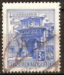 Stamps : Europe : Austria :  Suiza y la puerta en Viena