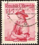 Stamps : Oceania : Austria :  Trajes folklóricos de Austria."Wilter bei Innsbruck".