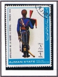 Sellos del Mundo : Asia : Emiratos_rabes_Unidos : artillero de la guardia de Cheval - Francia 1815