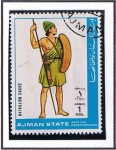 Stamps : Asia : United_Arab_Emirates :  Batallon sacre