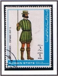 Stamps United Arab Emirates -  Callebrdier - España  XVIº S