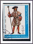 Stamps United Arab Emirates -  Garde du Corps - France  1750