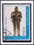 Stamps United Arab Emirates -  Hombre de armadura- Italia  XVIIº S.
