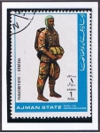 Stamps United Arab Emirates -  Paracaidista - Senegal