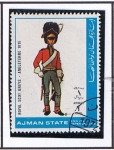 Stamps United Arab Emirates -  Royal Scot Greys - Inglaterra  1815