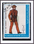 Stamps United Arab Emirates -  Royal Tank Regiment - Inglaterra 1917