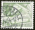 Stamps : Europe : Switzerland :  PAISAJE - TREN